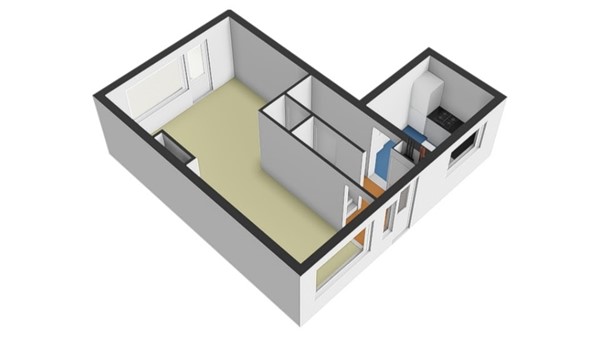 Floorplan - Schotelstraat 48, 3314 XT Dordrecht